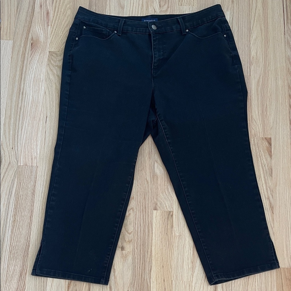 Charter Club Classic Black Jean Capris